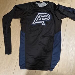 Black and Blue Long Sleeve Shirt